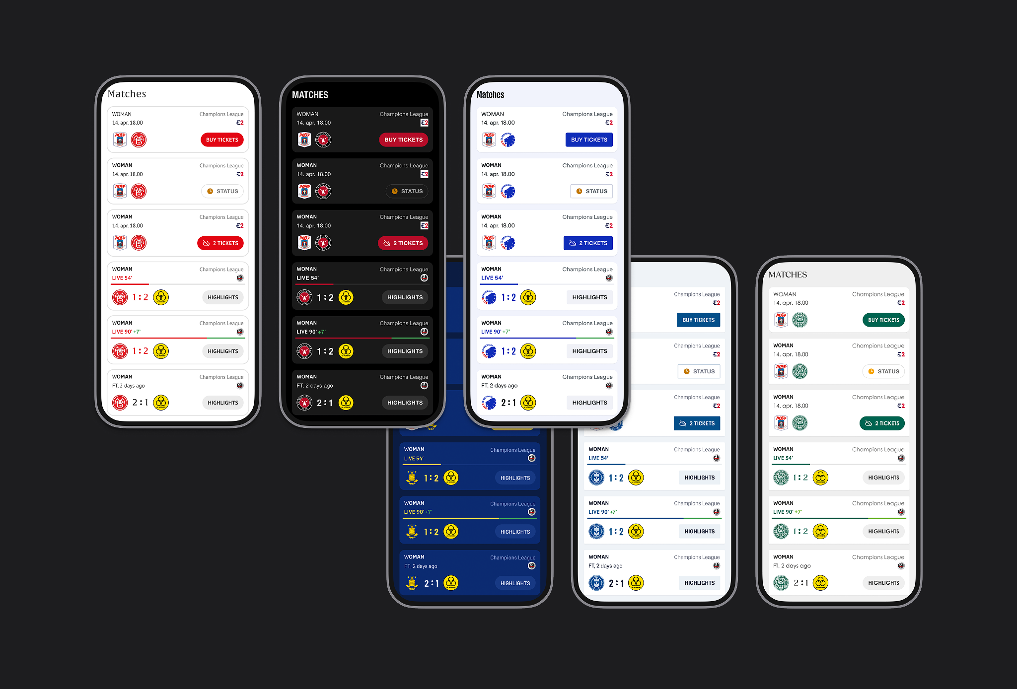 Same layout, different club brand
