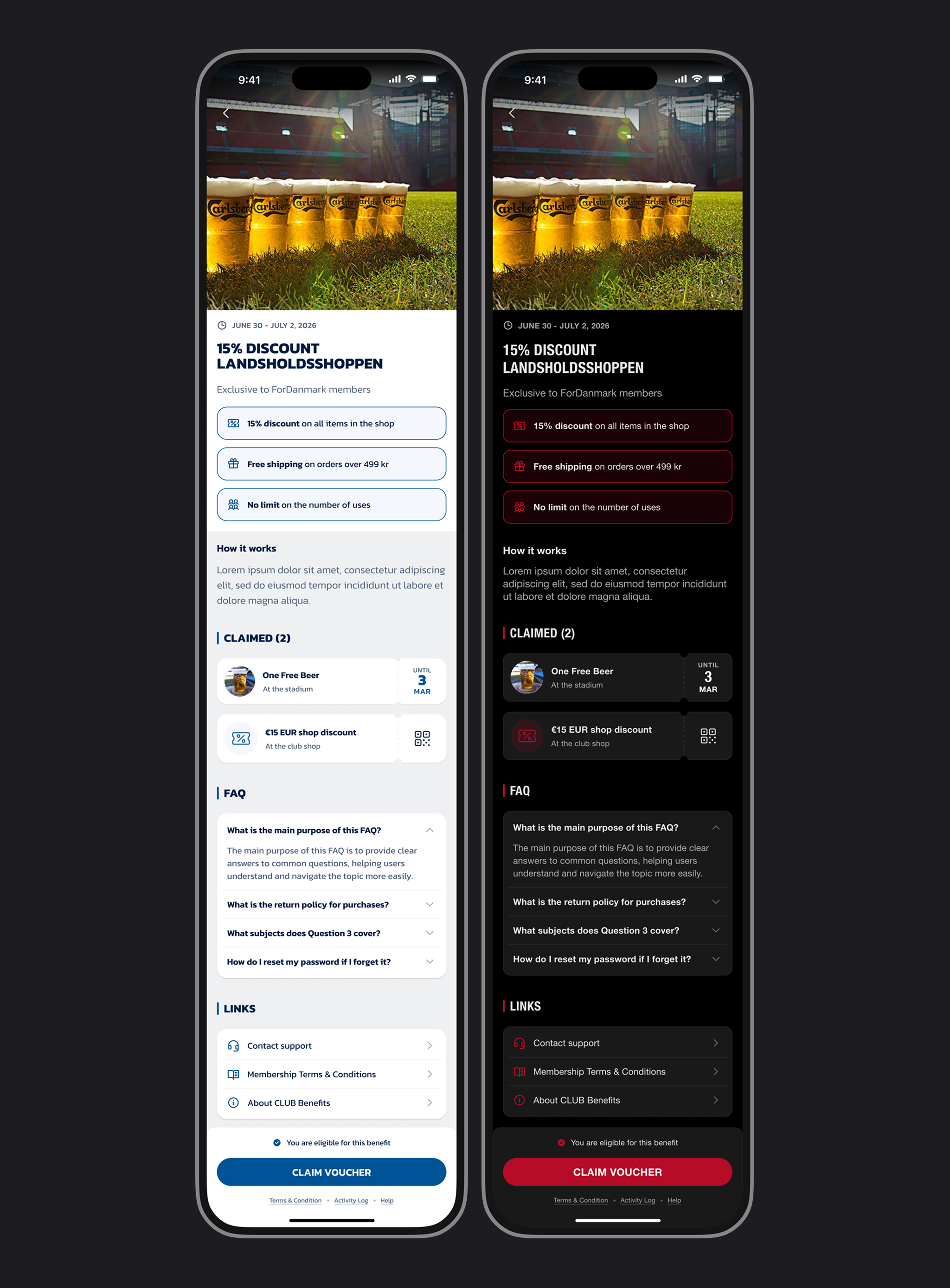 Campaign screen